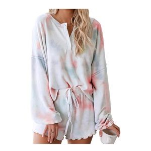 <No Brand> Tie Dye Lounge Comfy Set